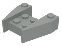 LEGO onderdeel Wig 3 1/2 x 4 zonder Noppen Inkepingen 2399