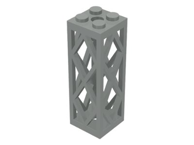 LEGO part Support 2 x 2 x 5 Lattice Pillar (2580c01)