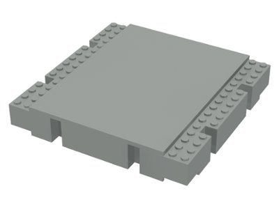 LEGO part Baseplate, Raised Platform 16 x 16 x 2 1/3 (2617)