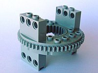LEGO part Technic Turntable 56 Tooth Extended Arms (2856 / 2855) 2856c01