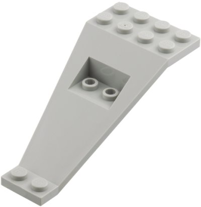 LEGO part Wing Plate Bi-level 8 x 4 and 2 x 3 1/3 Down (30119)