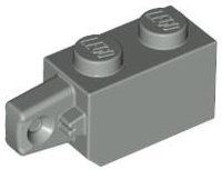 LEGO part Hinge Brick 1 x 2 Locking con 1 Finger Vertical End 30364