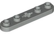 LEGO part Technic, Platte 1 x 5 with Smooth Ends, 4 Studs and Center Axle Hole (32124)