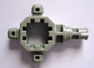 LEGO onderdeel Znap Connector 3 x 3 - 3 way with Pin (33298)
