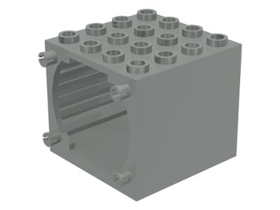 LEGO part Electric, Motor 4.5V Housing 4 x 4 x 3 (3691)