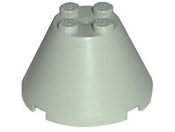 LEGO part Cone 4 x 4 x 2 without Axle Hole (3943a)