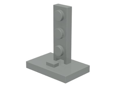 LEGO part Bracket 2 x 3 - 1 x 3 (Train Signal Stand) (4169)