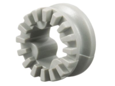 LEGO part Technic Bush 1/2 Toothed, Four Interior Ridges (4265a)