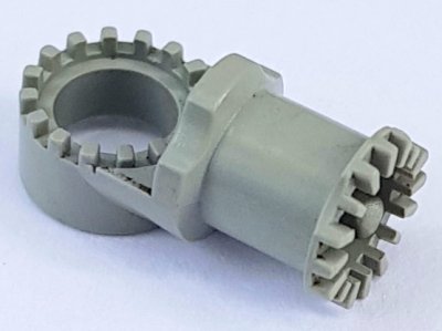 LEGO part Technic, Axle and Pin Connector Toggle Joint Toothed - Without Slots (4273a)