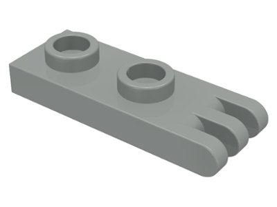LEGO part Hinge Plate 1 x 2 with 3 Fingers on End - Hollow Studs (4275b)