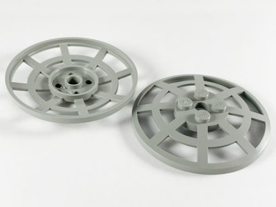 LEGO part Dish 6 x 6 Inverted (Radar) Webbed - Type 1 (underside attachable at any position) (4285a)