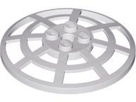 LEGO part Dish 6 x 6 Inverted (Radar) Webbed - Type 2 (Underside Attachment Positions at 90 degrees) 4285b