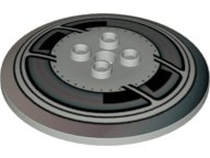 LEGO part Dish 6 x 6 Inverted (Radar) - Hollow Studs with SW AT-AT/AT-TE Pattern (44375apb01)