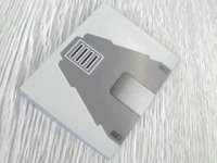 LEGO part Slope 10 6 x 8 with SW AT-TE Top Front Vent / Armor Plate Pattern (Sticker) - Set 4482 4515pb004