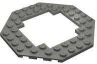 LEGO onderdeel Plate, Modified 10 x 10 Octagonal with 6 x 6 Open Center 6063