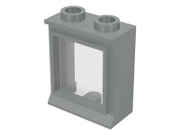 LEGO onderdeel Window 1 x 2 x 2 with Fixed Trans-Clear Glass 7026c01