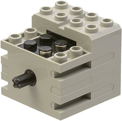 LEGO part Electric, Motor 9V Mini-Motor, Heavier Weight (71427c01)