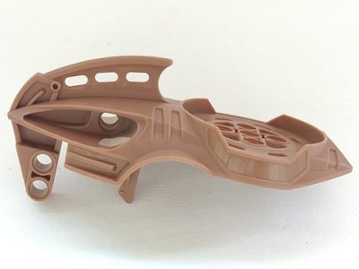 LEGO onderdeel Bionicle Visorak Head with 7 Pin Holes and Axle Hole (Roporak) (50909)