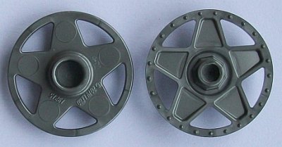 LEGO part Wheel Cover 5 Spoke Thick with Edge Bolts - for Wheel 56145 (19215)