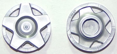 LEGO part Wheel Cover 5 Spoke Wide - for Wheel 18976 (29117a)