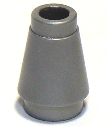 LEGO onderdeel Cone 1 x 1 with Top Groove (4589b)