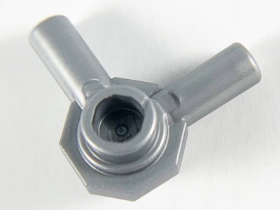 LEGO part Minifigure, Weapon with Stud and 2 Bars at 90 degrees (50018d)