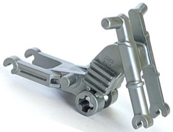 LEGO part Motorcycle Chassis, Long Fairing Mounts and Foot Pegs (50859b)