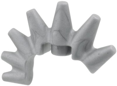 LEGO part Minifigure, Hair Mohawk Conical Spikes - Flexible Rubber (7313)