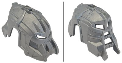 LEGO part Hero Factory Mask, Dual Sided (Drilldozer / Fire Lord) (92214)