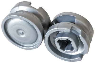 LEGO onderdeel Wheel 11mm D. x 6mm with Smooth Hubcap (93594)
