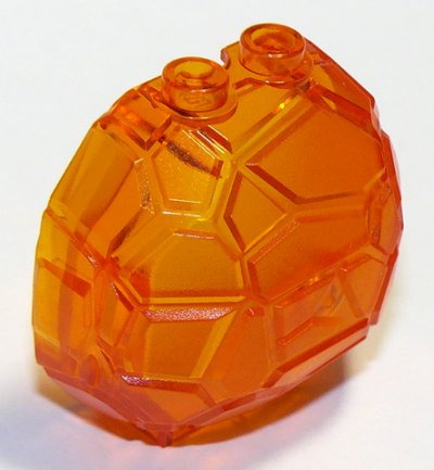 LEGO part Rock Boulder, Vertical Half (23447)