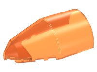 LEGO part Parabrezza 7 x 4 x 2 Rotondo 30384