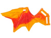 LEGO part Dragon Wing 11 x 5 with Bar Handles with Marbled Red Pattern 4899pb01