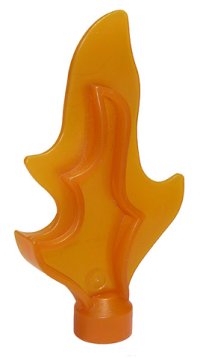 LEGO part Duplo Wave (Fire, Water, Flame) 2 x 1 x 5 with Non-Marbled Tip 51703