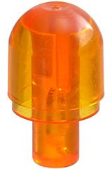 LEGO part Bar with Light Bulb Cover (Bionicle Barraki Eye) 58176