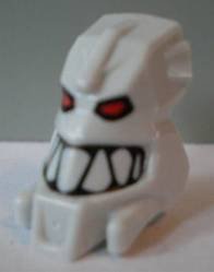 LEGO part Minifigure, Head, Modified Bionicle Piraka Thok Pattern 55240pb01