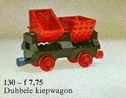 LEGO part Wagon with Double Tippers (130-1)