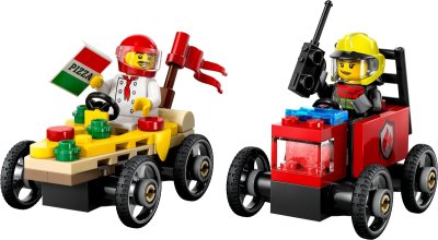LEGO part Pizza vs. Fire Truck (60458-1)
