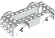 LEGO part Veicolo, Base 5 x 10 x 2 1/2 con Parafanghi e 6 x 2 Centro Incavato con 3 Fori con Supporti Ruote Grigio Blu Chiaro Allegati 11650c02