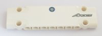 LEGO part Technic, Panel Plate 3 x 11 x 1 with Silver 'AROCS' and Mercedes-Benz Logo Pattern (Sticker) - Set 42043 15458pb019