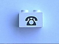 LEGO part Mattone 1 x 2 con Pattern Telefono 3004p22