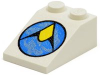 LEGO part Schräge 33 3 x 2 con Motivo Logo Exploriens 3298p10