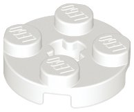 LEGO part Plate, Round 2 x 2 with Axle Hole 4032