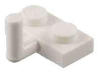LEGO part Plate, Modified 1 x 2 with Bar Arm Up (Horizontal Arm 6mm) 4623a