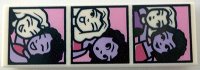 LEGO part Tile 1 x 3 with Friends Nova and Aliya Photo Booth Pictures Pattern 63864pb282