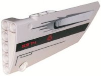 LEGO part Technic, Panel Fairing #18 Large Smooth, Side B with '5974' and Air Intake Pattern (Sticker) - Set 5974 64682pb003
