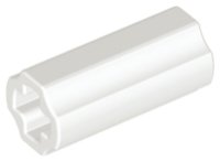 LEGO part Technic, Axle Connector 2L (Smooth with x Hole + Orientation) 6538c