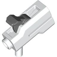 LEGO part Minifigure, Weapon Bazooka, Mini Blaster / Shooter with Dark Bluish Gray Trigger (69767 / 69755) 69767c01