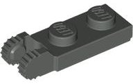 LEGO onderdeel Hinge Plate 1 x 2 Locking with 2 Fingers on End (Undetermined Type) 44302