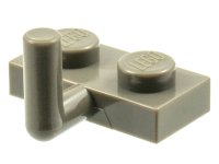 LEGO onderdeel Plate, Modified 1 x 2 with Bar Arm Up (Horizontal Arm 6mm) 4623a